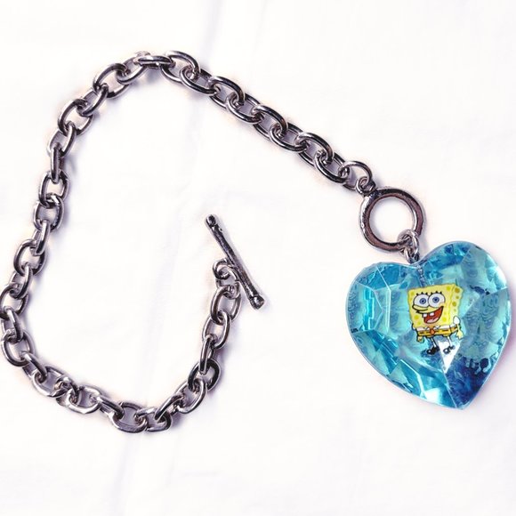 SpongeBob Squarepants Silver Charm Bracelet - Picture 4 of 5